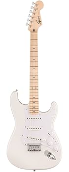 Amazon.com: Fender Squier Sonic Stratocaster HT - Arctic